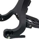 Adjustable Sissy Bar Backrest With Folding Luggage Rack For Harley/Indian/BMW R18/Honda,Black
