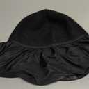 Womens Beach Sun Hat UPF 80+ Summer Outdoor Protection Foldable Wide Brim Bucket Hat Decorative Bow (Black)