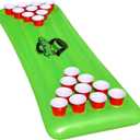 GoPong Pool Pong Table, Inflatable Floating Beer Pong Table, Includes 3 Pong Balls