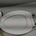 KOHLER 4636-RL-0 Cachet ReadyLatch Elongated Slow Close Toilet Seat, Soft Close Toilet Seat Quiet Lid, Contoured Grip-Tight Bumpers Installation Hardware, Apartment Essentials, White