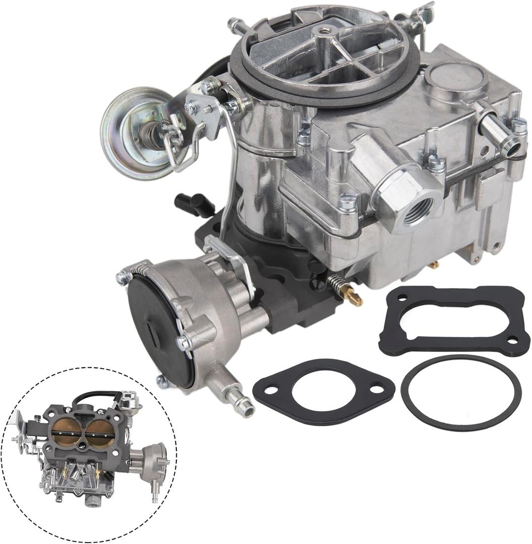 2 Barrel Carburetor for Rochester 2GC Chevy 350/5.7L 1970-1980, 400/6.6L 1970-1975 2BBL Carb 2 Barrel Carburetor for Chevy 350 with Gaskets,Large Base