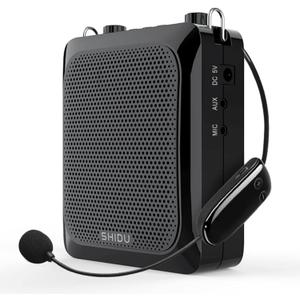 25W Wireless Voice Amplifier Bluetooth 5.3 | Grade Wireless Portable PA System with Reverb| Rechargeable Speaker 12H Battery for Teachers, Tour Guides, Presenters (2000mAh/S28)