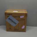 Cesun Small Bathroom Trash Can with Lid Soft Close, Step Pedal, 6 Liter / 1.6 Gallon Stainless Steel Slim Garbage Can for Bedroom, Diaper Waste Basket with Removable Inner Bucket (White)