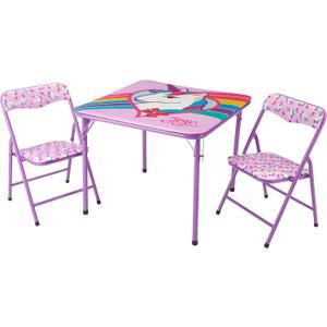 Idea Nuova Jojo Nickelodeon Siwa 3Piece Table Set with 2 Folding Chairs & 1 Table, Ages 3+