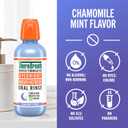 TheraBreath Overnight Mouthwash, Fights Bad Breath for 12 Hours, Chamomile Mint Flavor, Dentist Formulated, Fluoride Rinse, Alcohol Free, 16 fl oz (Pack of 2)