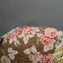 ENASAL Cotton Bedspread Quilt Sets Reversible Bedding Coverlet Sets Luxury Vintage Rustic Gorgeous Paisley Floral Yellow Real Patchwork Bedspread, King Size