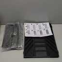 Wall File Organizer Office Hanging Mail Holder Wall Mounted, Mesh Paper Document Organizer for Office Home School, Black