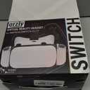 Orzly VR Headset Designed for Nintendo Switch & Switch OLED Console with Adjustable Lens for a Virtual Reality Gaming Experience and for Labo VR - White - Gift Boxed Edition