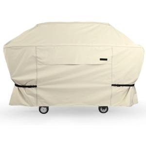 NettyPro Griddle Cover for Blackstone 36 inch Griddle Waterproof Heavy Duty 4 Burner Flat Top Gas Grill Cover 36" Cooking Station, Beige