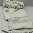 Bedsure Boho Duvet Cover Queen Size - Sage Green Breathable & Soft Boho Bedding, Machine Washable Comforter Cover for All Seasons, Includes 1 Duvet Cover 90"x90" with 2 Pillow Shams & Zipper Closure