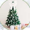 Leinuosen Large Whiter Bow Party Decorations Big Twist Tie Bows Giant 30 Inch Coquette Birthday Decorations Wreath Wall Hanging Tree Topper Decor for Home Bachelorette Wedding Bridal Shower