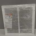 Fits 14x14 Duct Opening | Aluminum Return Air Grille by Handua | Vent Cover Grill for Sidewall and Ceiling | Rust Free | Durable Powder Coating | HVAC Cold Air Intake Grille | White