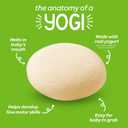 Happy Baby Organics Baby Snacks, Greek Yogis, Freeze Dried Yogurt & Fruit Snacks, Gluten Free Snack for Babies 9+ Months, Strawberry & Banana, 1 Ounce