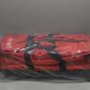 LARIPOP 3 Bowling Ball Bag With Wheels - Rolling Bag for Balls & Accessories - Retractable Handle Extends to 38" (Red)