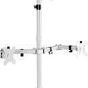 VIVO Triple LCD LED Computer Monitor Desk Stand, Free Standing Heavy Duty Fully Adjustable Mount for 3 Screens up to 30 inches STAND-V003EW
