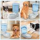 Kenond Water Dispenser Station for Large Dogs,3 Gallon/11L Gravity Automatic Feeder, Dog Water Bowl Dispenser,Large Size Dog Drinking Fountain