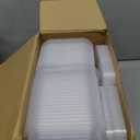 100 Pack 8 oz Tamper Proof Clear Deli Containers with Lid Disposable Square Plastic Deli Sandwich Tiramisu Airtight Meal Container for Refrigerator Dishwasher Microwave Take out Kitchen