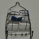 LKOP Medium Silver Shower Caddy Pack of 6 LKOP Bathroom organizer Bathroom accessories Bathroom storage Shower organizer Wall shelf Shelf organizer Bathroom shelf