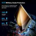 [2+2 Pack] Glass Privacy Screen Protector for Samsung Galaxy S23 Ultra 5G, 9H Tempered Glass, Ultrasonic Fingerprint Compatible,HD Clear Anti-Spy Film for Galaxy S23 Ultra Glass Screen Protector