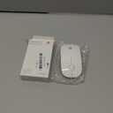 RAPIQUE Bluetooth Wireless Mouse - (BT5.1+USB) Slim Dual Mode Computer Mice with Quiet Click, Low Power, and 1600 DPI, Portable Cordless for MacBook, Laptop, iPad Pro/Air, Chromebook (White)