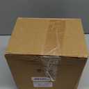 Gisafai 4" Outside Dryer Vent Cover for Exterior Walls Exhaust Vent Cap with Removable Extension Pipe Stainless Steel Hood Cushioned Non Return Flap with Sealing Gasket Grille Screen (Black)