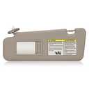 TadaMark Left Driver Side Sun Visor Fit for Toyota Highlander 2008 2009 2010 2011 2012 2013 Beige with Light Replace # 74320-48500-B0