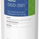 Pentair Pentek DGD-2501 Big Blue Water Filter, 10-Inch Whole House Sediment Filter Cartridge Replacement, Dual-Gradient Density Spun Polypropylene, 10" x 4.5", 1 Micron, Pack of 1