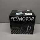 Yesmotor 3/4 Motorcycle Helmets Retro Open Face Vespa Scooters Helmet with Clear Visor for Men and Women- DOT Approved