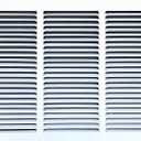 Fits 18x12 Duct Opening Stamped Steel Return Air Grille Vent Cover Grille for Sidewall and Ceiling in White Surface Dimensions: 19.75"W X 13.75"H (18" W x 12" H Duct Opening)