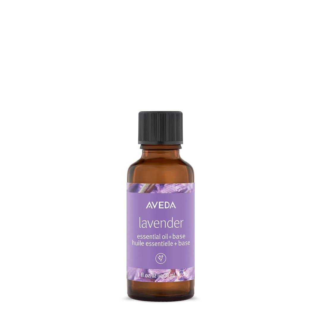 Aveda Lavender Essential Oil + Base | Calming Aroma | For Body & Bath, 1 Fl Oz