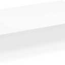 TEAMIX 14.2 inch White Monitor Stand Riser, Wood Monitor Riser with Storage for Desk Small Monitor Stand TV/Screen/PC/Laptop Riser Computer Stand Desktop Shelf (White-14.2 inch)