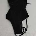 Halloween Bodysuit Tube Top Velvet Leotard Corset Back S