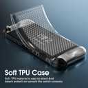 HEYSTOP Switch 2 Case for Nintendo Switch 2(2025), Switch 2 TPU Cover, Protector Case Cover for Switch 2 Accessories with 6 Thumb Caps and Screen Protector, Anti-Slip, Shock-Proof,Anti-Scratch