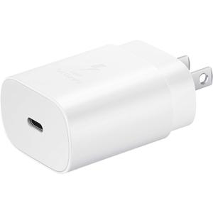 SAMSUNG 25W Wall Charger USB C Adapter, Super Fast Charging Block for Galaxy Phones and Devices, Cable Not Included, 2021, US Version, White