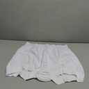 EEOST Adult Diaper Cover, Leakproof Waterproof Reusable Plastic Pants for Incontinence – Noiseless & Comfortable Protection for Men and Women (White 4XL)