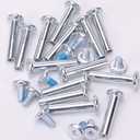 Inline Skate Wheel 15/64" Shaft Hex Socket Screw (Silver)