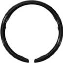 Car Steering Wheel Cover for Dodge RAM 1500/2500/3500 Carbon Fiber Texture | Protective Cover with Anti-Slip Design Compatible with 15.5-inch Wheels Customization Accessories for Men and Women