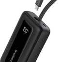 Anker Portable Charger, 10,000mAh 30W Power Bank, USB-C in and Out Fast Charging Battery Pack, Travel Essential Phone Power Bank, for iPhone 16/15, iPad, MacBook, Galaxy, Google, and More
