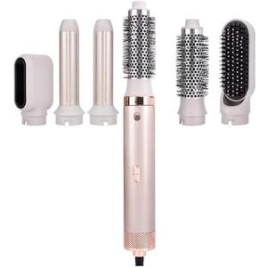 Hupifaz 5 in 1 Blow Dryer Brush Set, Air Styler, Auto wrap Hair Styler for Curling, Volumizing, Straightening and Styling, Negative Ion Frizz-Free Hot Air Brush