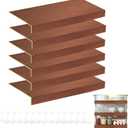 6 Pcs Wire Shelf Covers, 32"*16" Rack Covers for Wire Shelving,Upgraded Glossy,0.31-inch Thick (Not Wood) Moisture Durable Shelfs Liner Pantry Kitchen,Closet & Utility