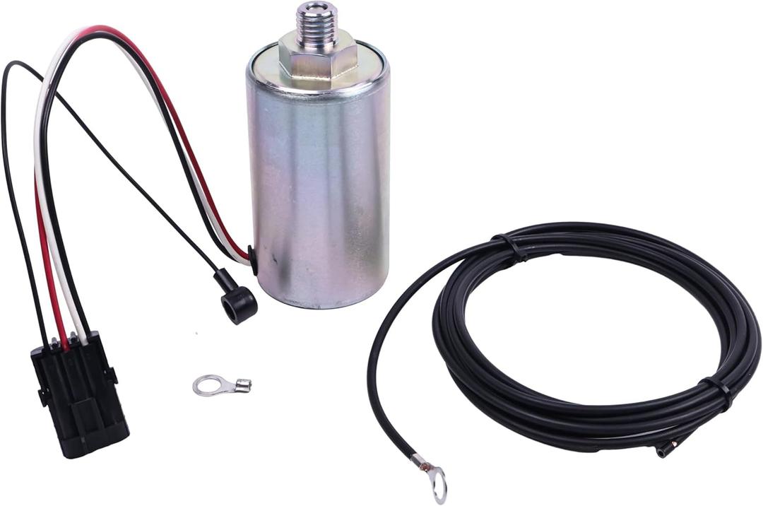 ZTUOAUMA PTO Solenoid Kit 28TK4587 28T38201 with Ground Wire Compatible with Muncie Electric Shift Dump Trucks