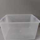 Rubbermaid RMCC300014 Clever Store Storage Container, 30 Quart