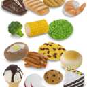 Melissa & Doug Fun Food Combine & Dine Durable Play Food for Toddlers Boys and Girls