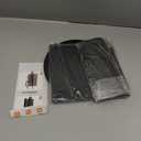 Coffee Cup Dispenser, Disposable Paper Cup and Lid Holder 360 Rotatable with 4 Compartments,Can Stacking 3-16oz Cups and Lid Holder for Coffee Shop,Home Countertop,Office,Restaurant,Kitchen (black)