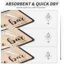 Coffee Mat - Absorbent Hide Stain Rubber Backed Dish Drying Mat for Kitchen Counter - Bar Mats for Countertops Accessories Fit Under Coffee Maker Espresso Machine (17" x 31.5")