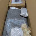 Infrared Home Steam Sauna Box, Portable Personal Full Body Sauna Spa Tent at Home for Relaxation with 660nm Red Light Therapy Lamp, 3L Steamer, Folding Chair, 15 Levels