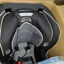 Graco Extend2Fit Convertible Car Seat, Rear and Forward Facing Car Seat with Adjustable Extension Panel for Extra Legroom, Great Gift for Baby Shower or Baby Registry, Gotham, MFD: 11-11-2025