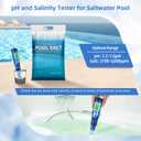 YINMIK pH Salt Meter 5 in 1 pH TDS EC Salinity Tester for Pool Spa Aquarium Hydroponic Saltwater Digital pH and PPM Tester for Household Drinking Water Hot Tub Home Brewing Fish Tank