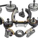 AUCERAMIC 3.6L Timing Chain Kit with VVT Sprocket Fit for Chevy Equinox Malibu Traverse GMC Acadia Cadillac ATS CTS SRX STS Buick Enclave 2.8L 3.0L 3.6L Replace # 9-0753S
