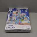 OCRETIC Doll House for Girls,13 Rooms Dollhouse with 2 Dolls, Lights, Figure, Puppies,Furnitures, Accessories, Toddler Playhouse Gift for for 3 4 5 6 7 8 9 10 Year Old Girls Toys (Blue)